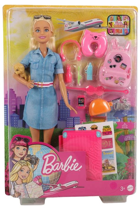 Barbie Barbie Travel Doll Set In 2021 Barbie Doll Set Barbie Dream