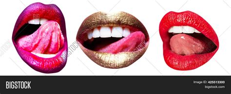 art lips tonguel lick image and photo free trial bigstock