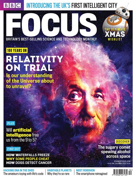 the latest issue of focus magazine on sale now featuring 100 years or relativity and the