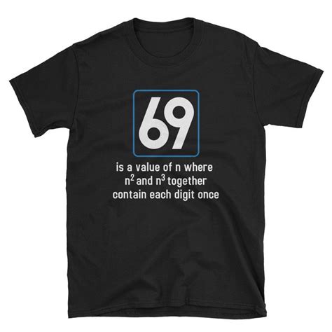 69 Numbers T Shirt