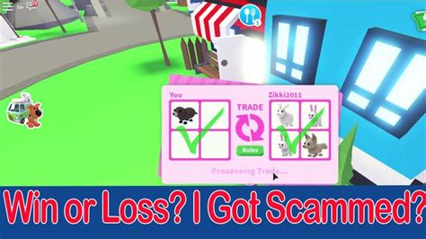 An Animal Crossing Game With The Words Win Or Loss Got Scammed