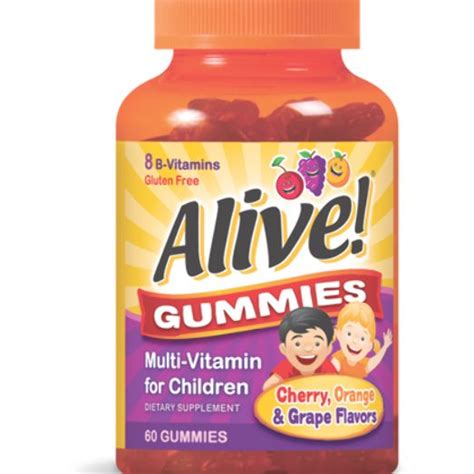 Nov 30, 2020 · to create this list of the best vitamin d drops for infants, we reached out to board certified pediatricians to understand the nutrient needs of young babies, especially where vitamin d is concerned. Alive! Children's Gummy Multivitamin Supplement, Cherry ...