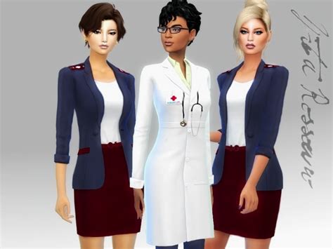 The Sims Resource Female Doctor Outfit