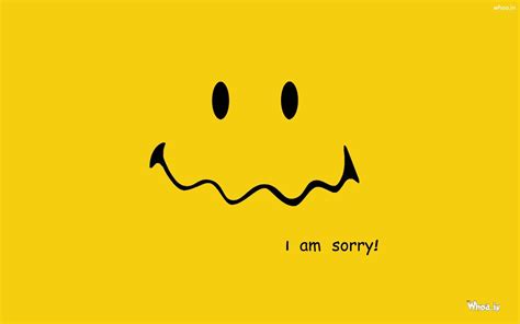 I Am Sorry Wallpapers Wallpaper Cave