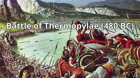 The Battle Of Thermopylae 480 Bc Youtube
