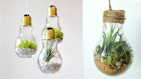 Get crafting ideas for home decor, like how to make craft projects for bedroom decorating ideas, living room decor projects, and kitchen decorating ideas. DIY CRAFTS FOR ROOM DECOR! TERRARIUM INSIDE A LIGH BULB ...