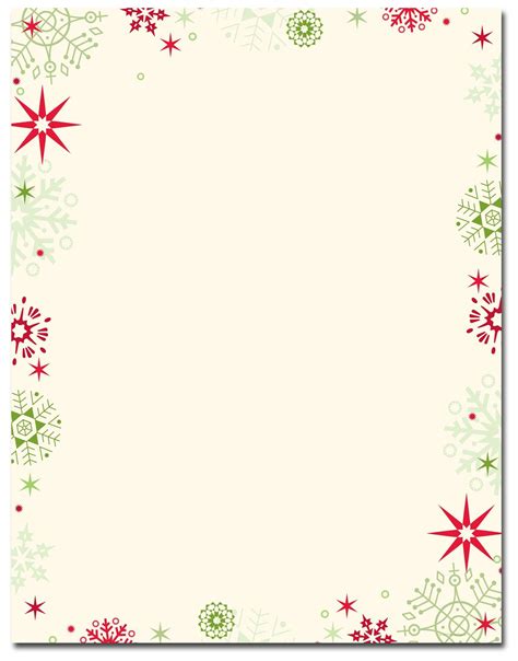 Free Printable Christmas Stationary Paper Free Printable