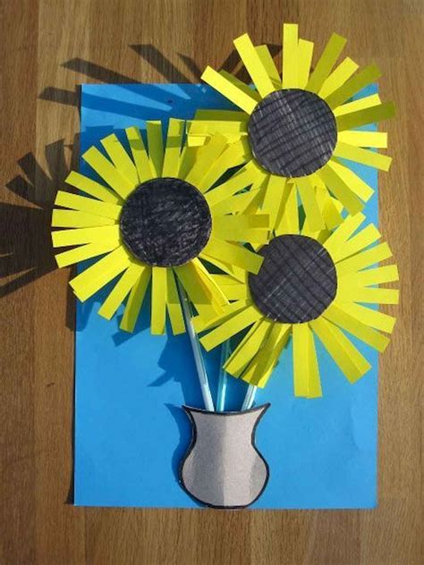 50 Awesome Spring Crafts For Kids Ideas 34 Sunflower Crafts Arts