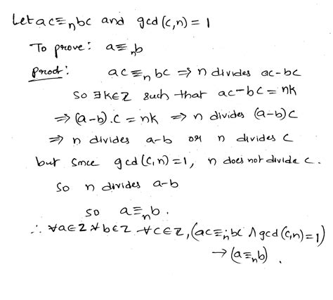 [Solved] The greatest common divisor c, of a and b, denoted as c = gcd