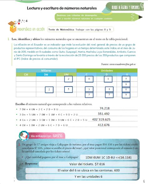 Compartiendo Trabajos Cuaderno De Trabajo Matemáticas 6 De Básica