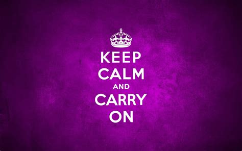 Keep Calm And Carry On Purple Wallpaper 1920x1200 5190 Keep Calm