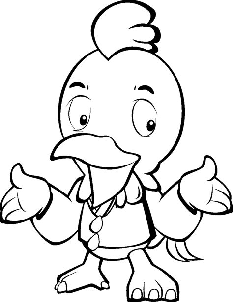 Cartoon Animal Colouring Pages - ClipArt Best