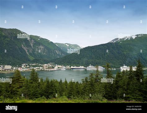 Skyline Juneau Alaska Stock Photo Alamy