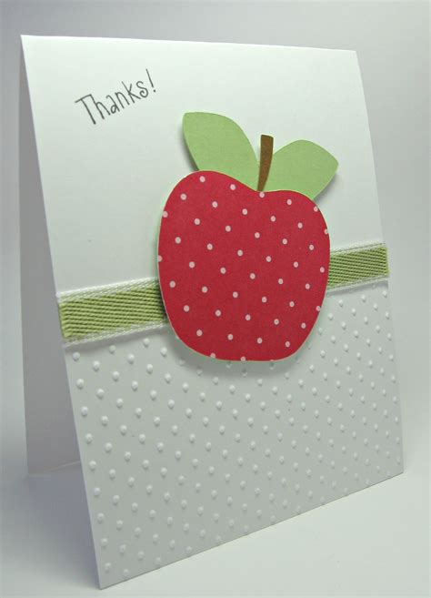 The card can be the size you choose. stamping up north with laurie: Cricut Thank you card