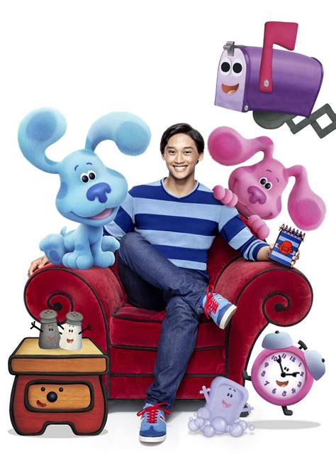 download blues clues character collage wallpaper