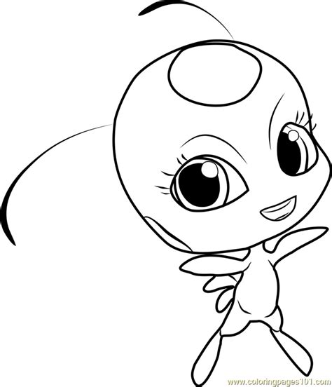 Ladybug Miraculous Coloring Pages