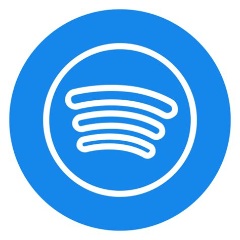 Download High Quality Spotify Logo Transparent Blue Transparent Png