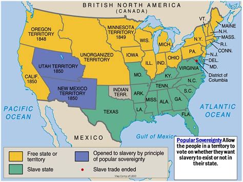 The United States In 1850