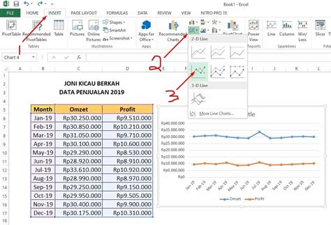 Cara Membuat Grafik Dan Diagram Di Excel Dengan Mudah Dan Praktis