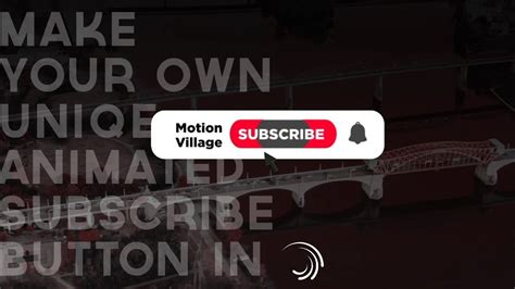 How To Make Animated Subscribe Button For Youtubealight Motion