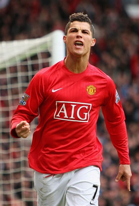 Manchester United Kingdom March 23 Cristiano Ronaldo Of Manchester