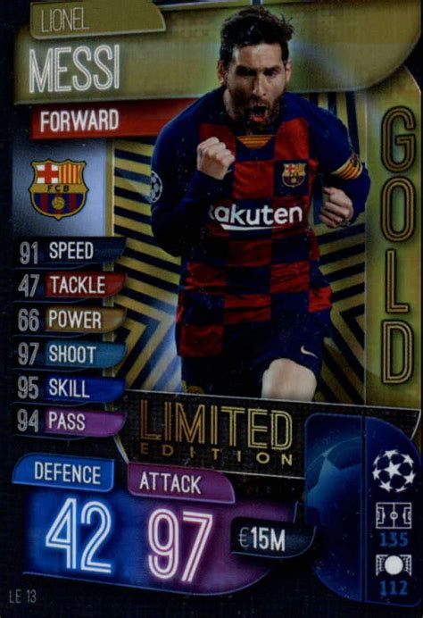 Messi Soccer Card Printable Cards