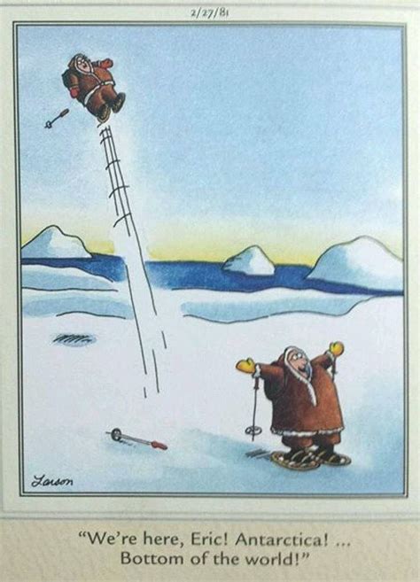 Antarctica Bottom Of The World Funny Cartoon Memes Far Side Comics