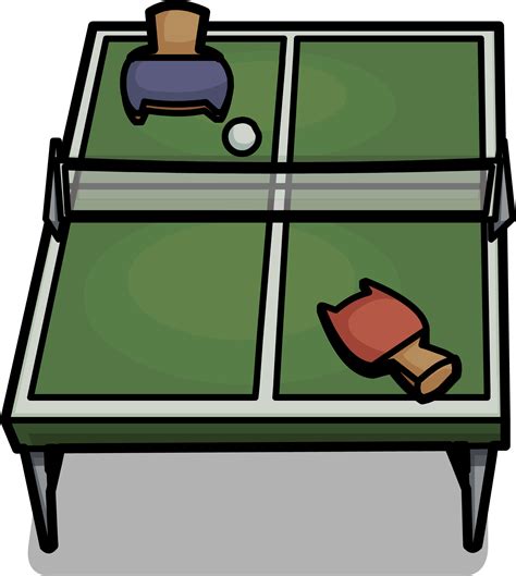 Monster Ping Pong Table Ig Ping Pong Table Cartoon Png Clipart Full