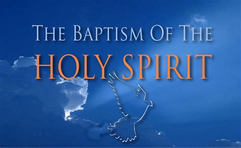 Bible Study On Baptism Of The Holy Spirit Study Poster