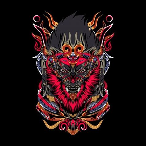 Monkey drawing monkey art cute monkey tattoo ninja monkey tattoos cartoon monkey year of monkey tattoos baby tattoos tattoos for kids time tattoos tattoos for daughters tatoos. The Monkey Warrior Esport Logo | Japanese tattoo art ...