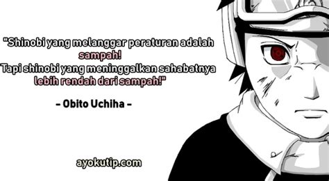 Juga kata kata sedih karena cinta dan kehidupan. Kata Kata Obito Uchiha Terlengkap Kumpulan Kata Bijak Naruto