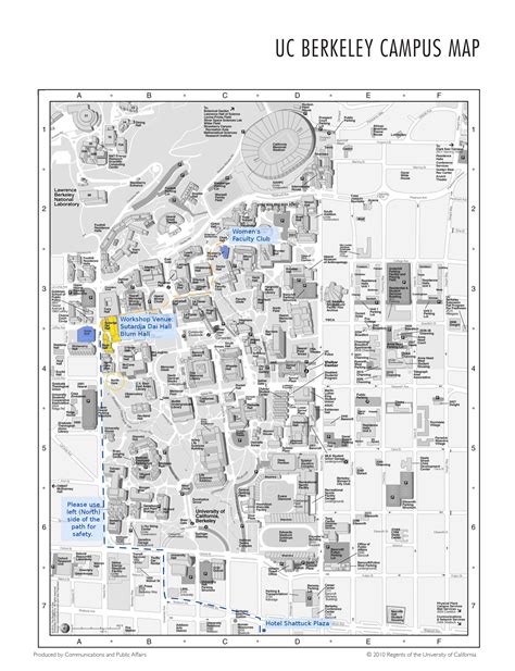 Cal Berkeley Campus Map