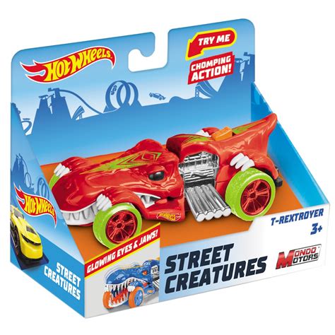 Количка Hot Wheels T Rextroyer Със светлини и звуци Червена Emagbg