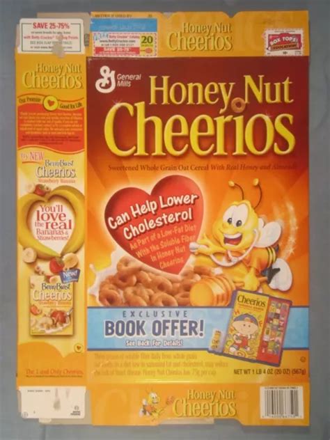 2004 Mt General Mills Cereal Box Honey Nut Cheerios Book Offer