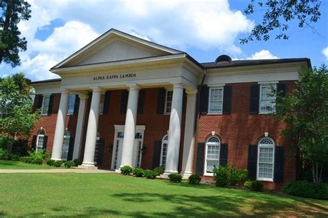 Alabama Fraternity Row 2016 The Houses New And Old