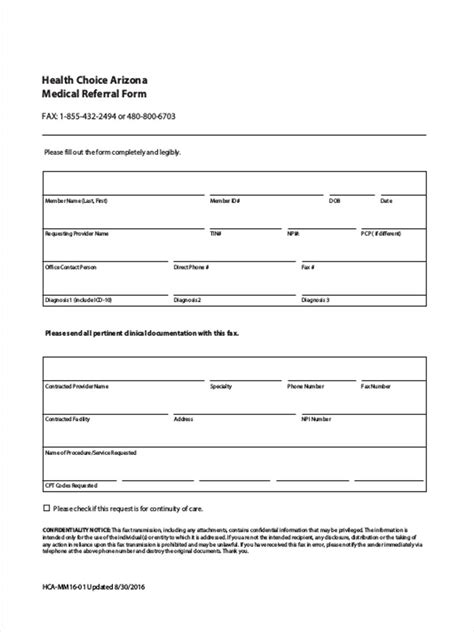 Word Printable Medical Referral Form Template Free Printable Templates