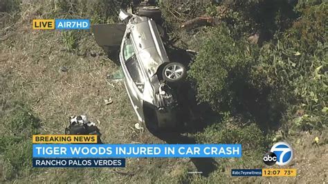 Confirmed Tiger Woods Car Crash Caused By Excessive Speed