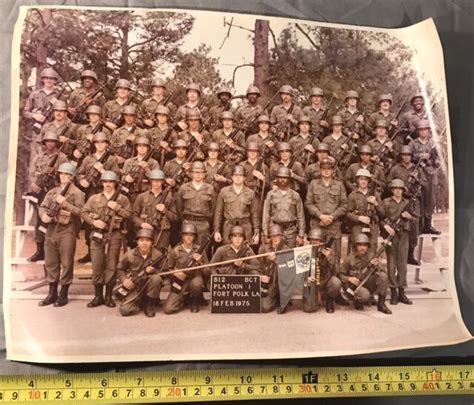 Original Photo B12 Bct Platoon 1 Fort Polk La 2181975
