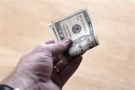 Hand Full Of Cash Stock Photography Image 3413172