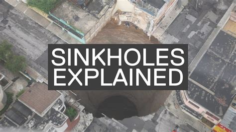 What Are Sinkholes Explained Youtube