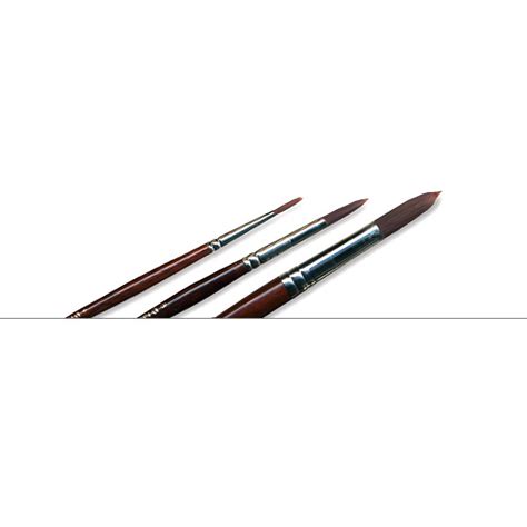 Pro Arte Series 202 Round Acrylix Short Handle Brushes For Acrylic