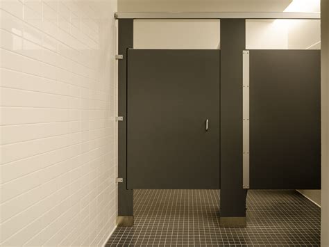 public bathroom stall door