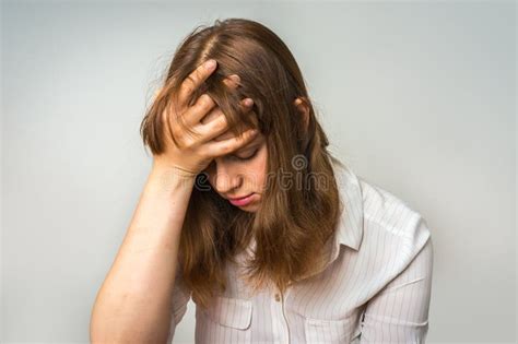 Young Disappointed Woman In Depression Stock Photo Image Of Person