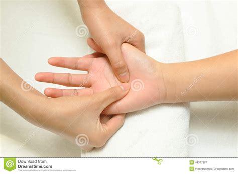 Hand And Finger Massage Stock Image Image Of Healthcare 48377367