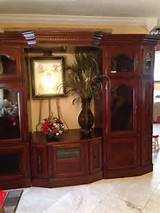 Photos of Cherry Wood Entertainment Center