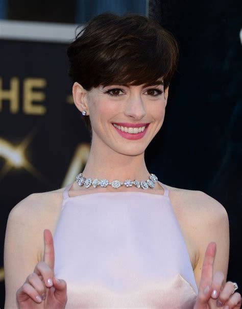 Anne Anne Hathaway Oscar Oscar Hairstyles Oscars 2013 Ever Pretty