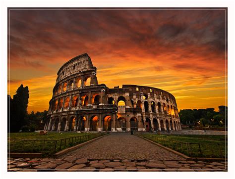 Sunrise At The Colosseum Flavian Amphitheatre Rome Flickr