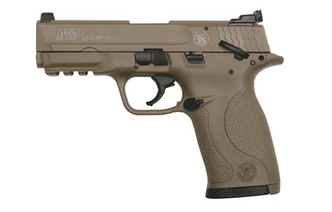 Smith And Wesson Mp22 Compact 22lr Rimfire Pistol With Fde Cerakote