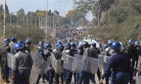 Now We Are Waking Up Zimbabwe Protests Leader Seeks International Help Zimbabwe The Guardian