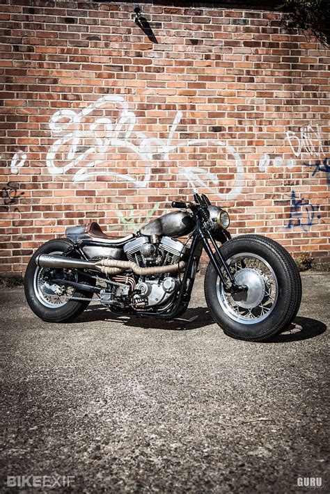 Old Iron A Vintage Style Harley Sportster Custom Custom Sportster